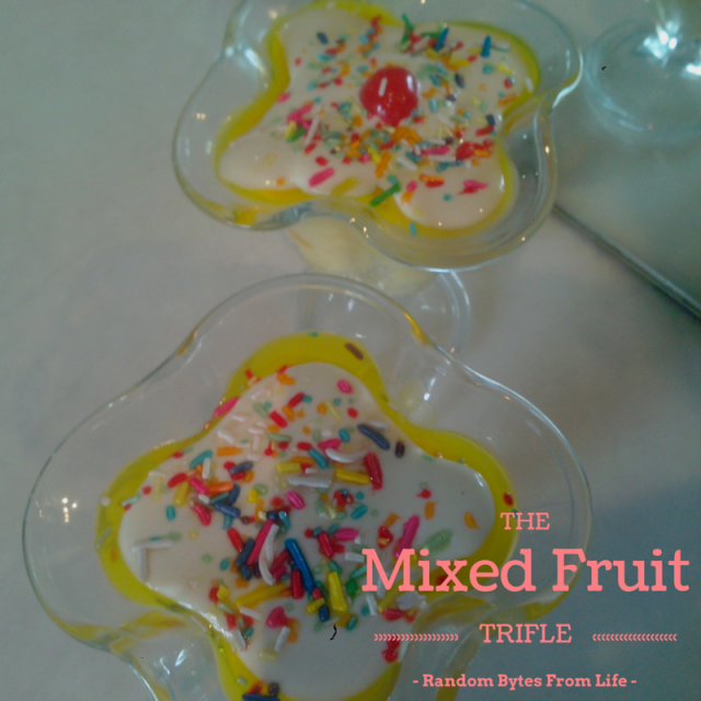 jelly, dessert, fruit trifle